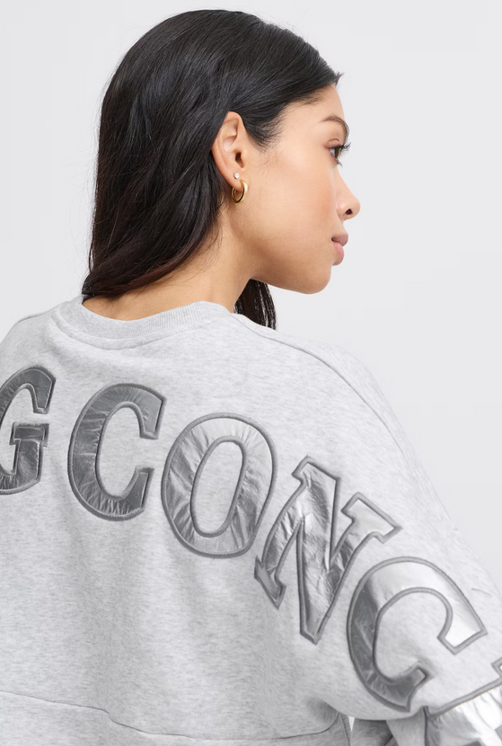TheJoggConcept Sweater Grijs/Zilver