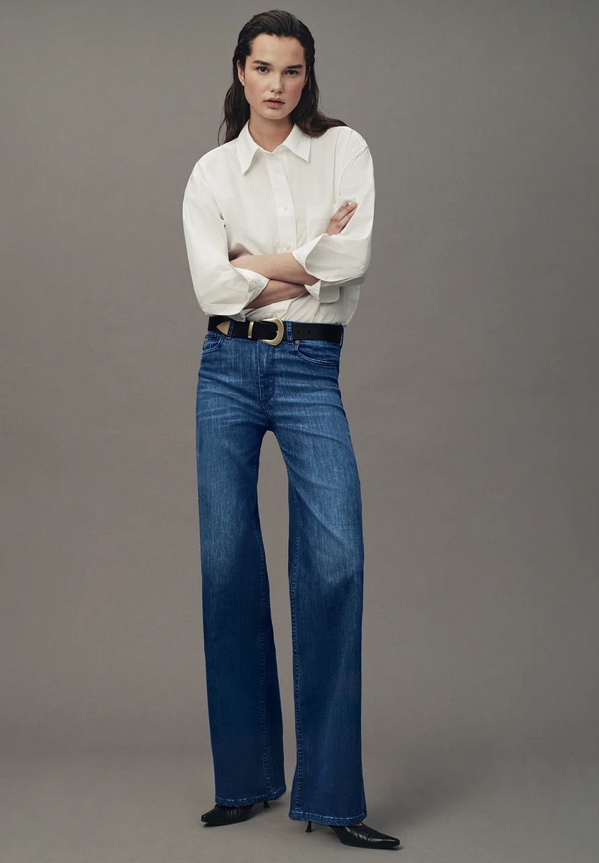 Lois Palazzi Jeans Blauw L34