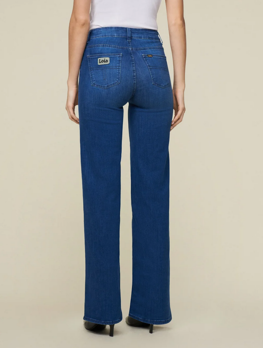 Lois Palazzi Jeans Blauw L34