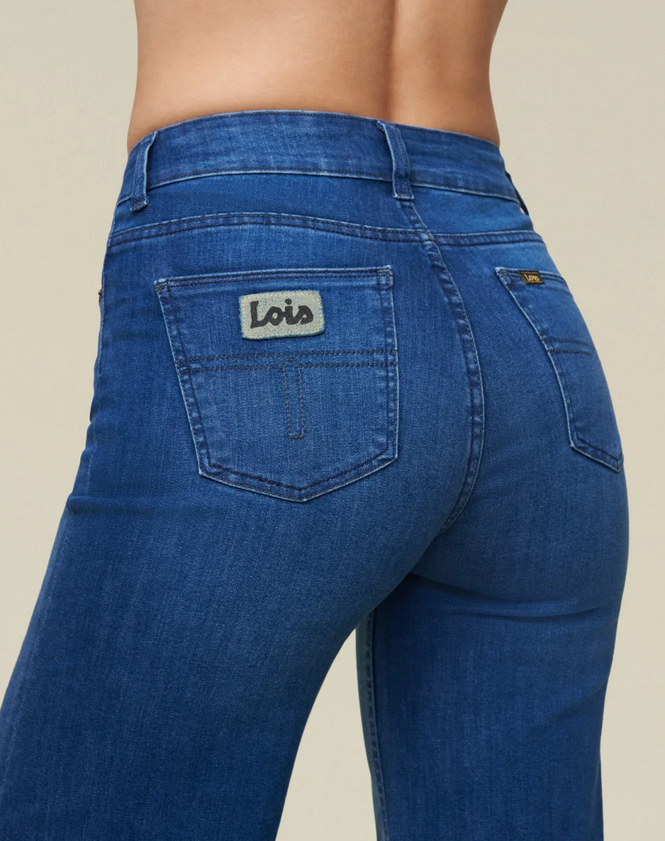 Lois Palazzi Jeans Blauw L34