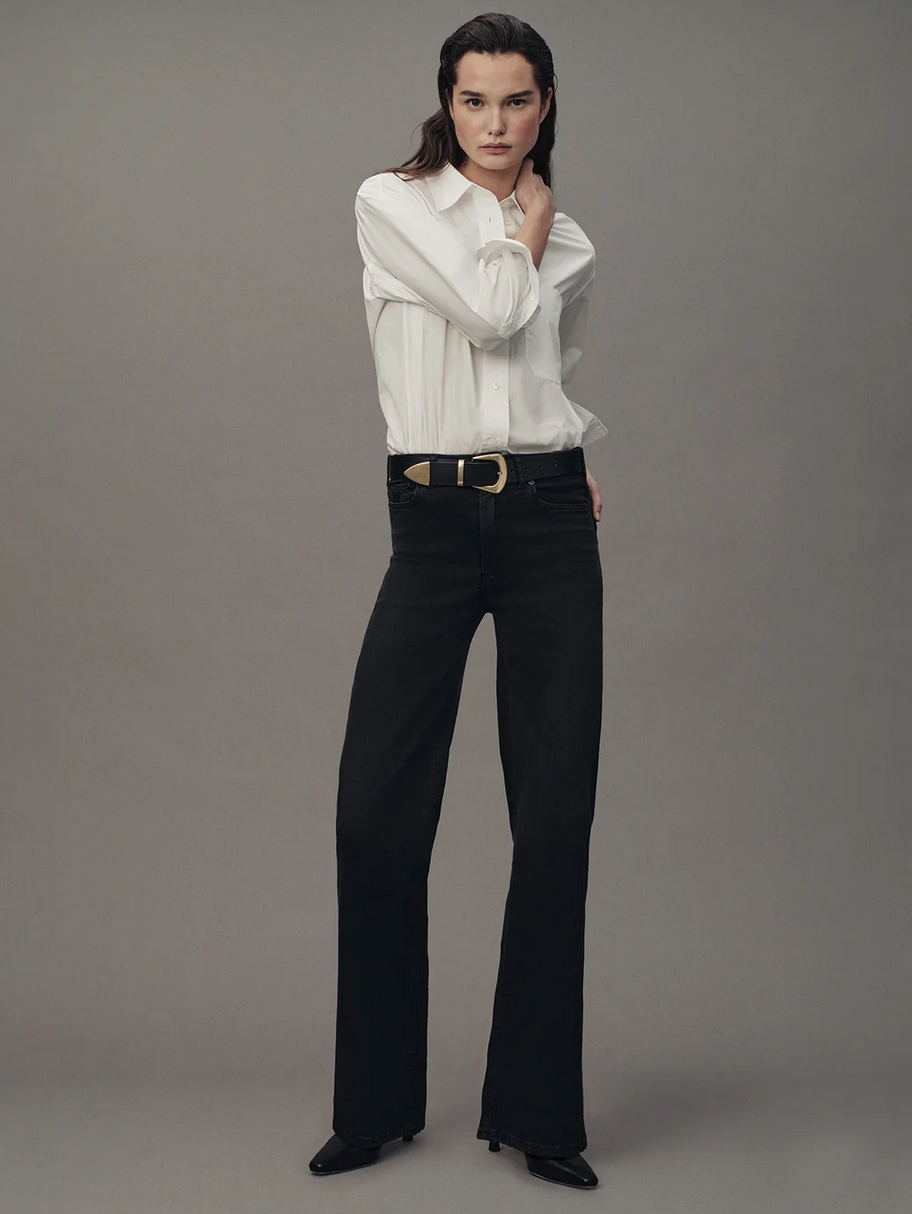 Lois Palazzo Jeans Zwart L34