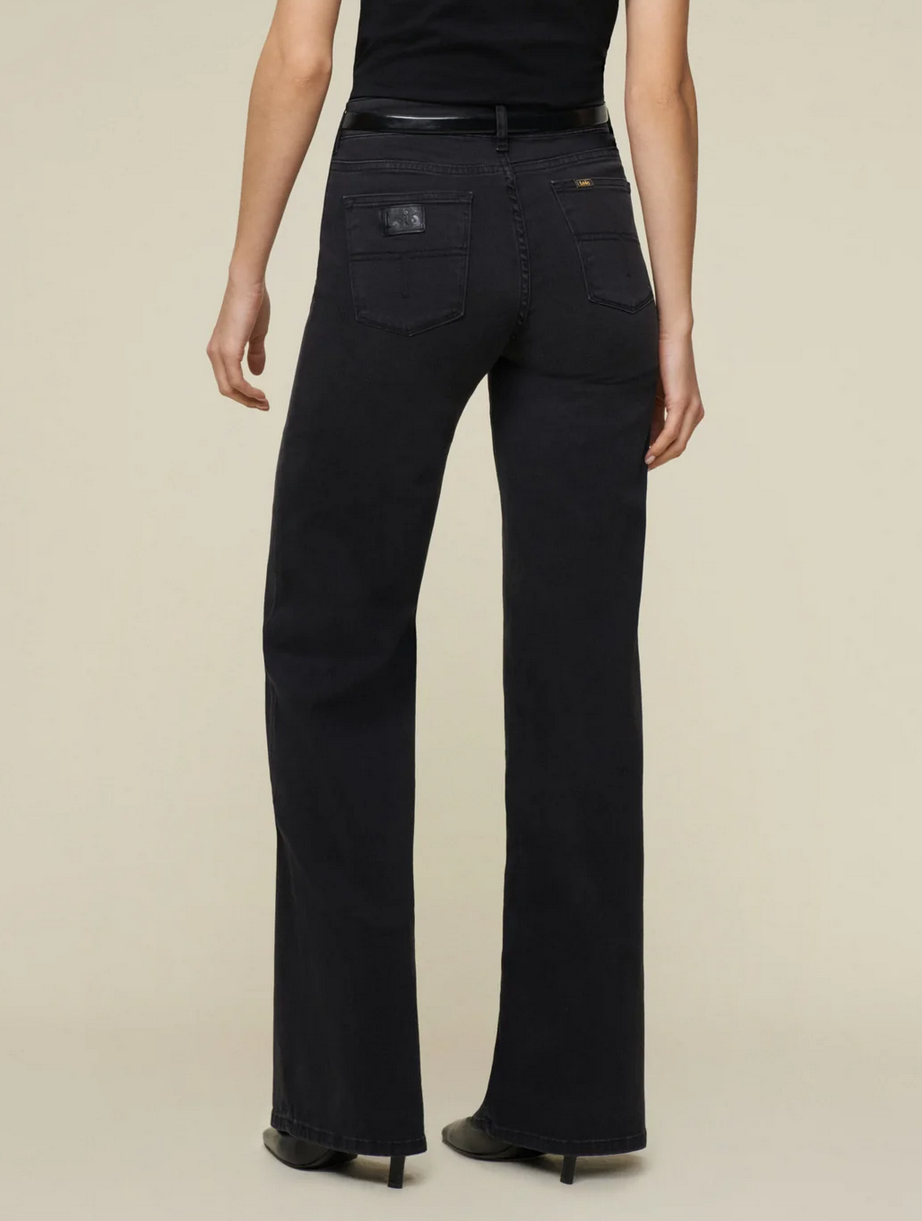 Lois Palazzo Jeans Zwart L34