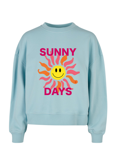 Pinned Sweater Sunny Days Lichtblauw