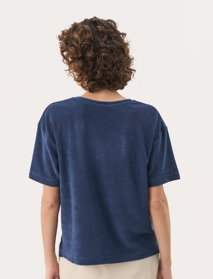 Part Two Tshirt Badstof Blauw