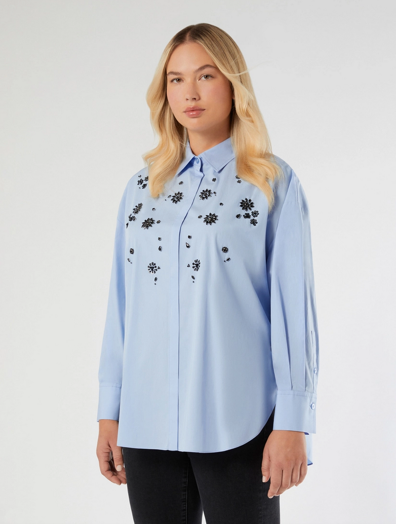 Marina Rinaldi Blouse Lichtblauw