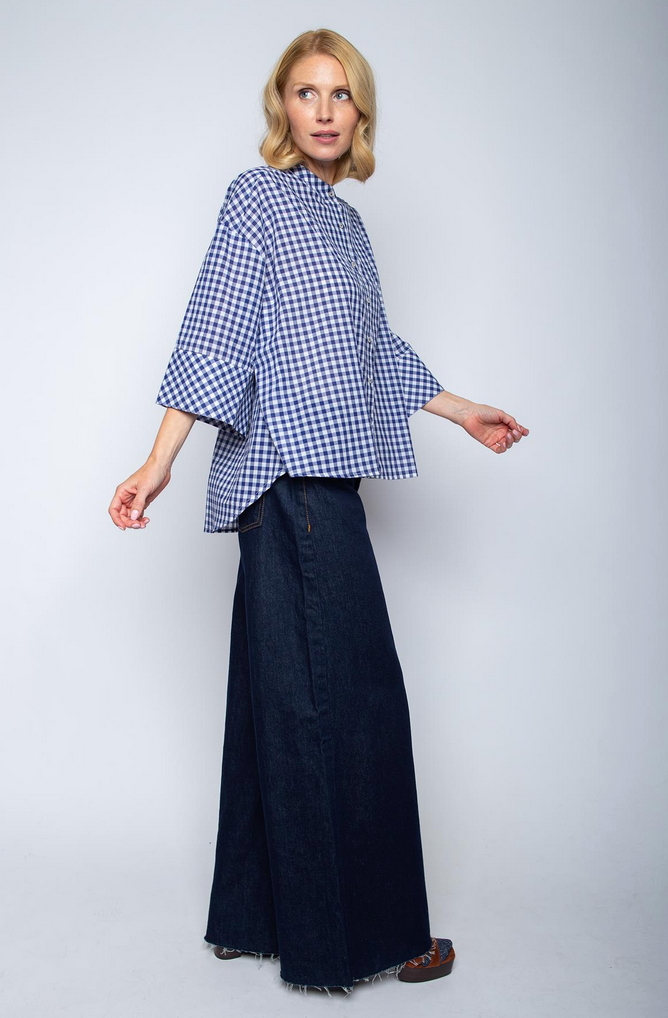 Emily Blouse Print Ruit