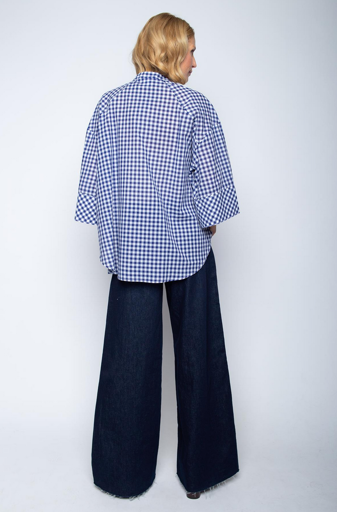 Emily Blouse Print Ruit