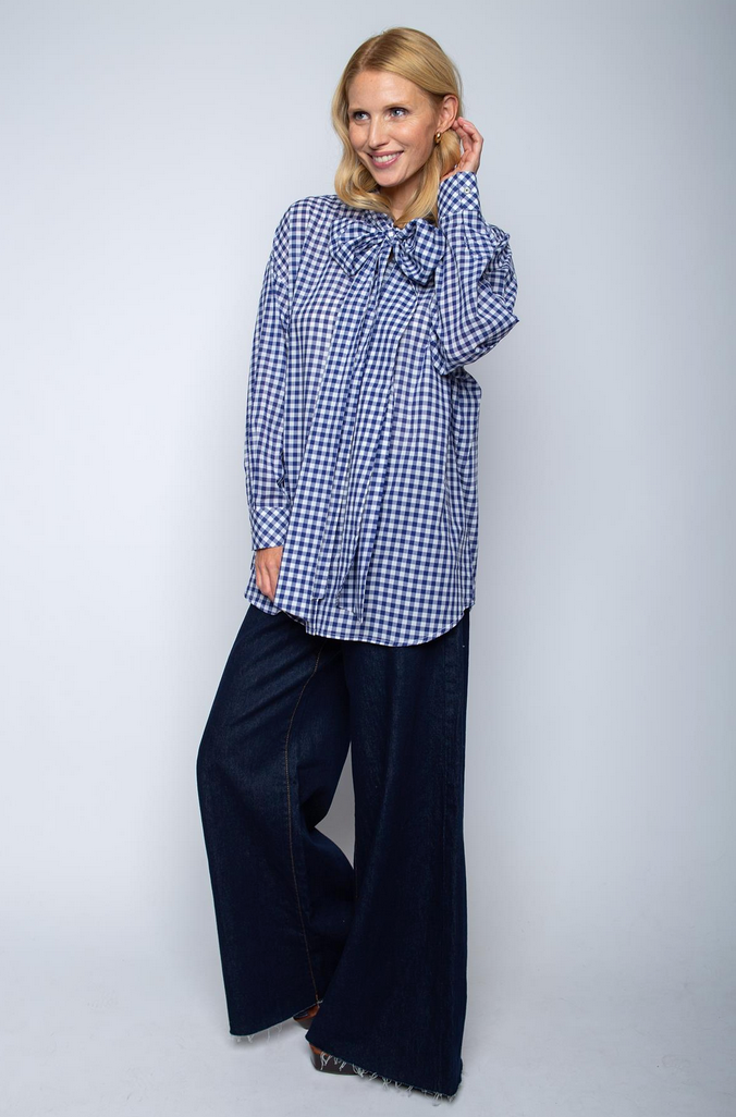 Emily Blouse Print Ruit