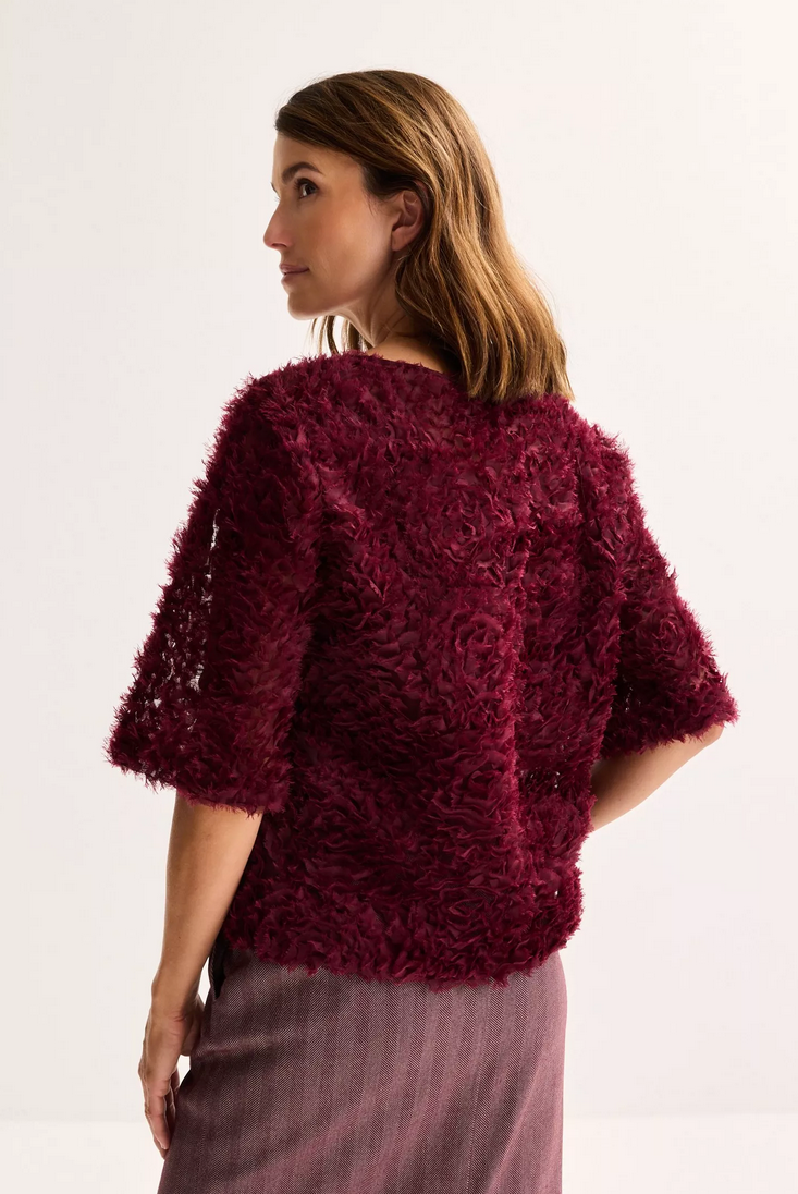 Améline Blouse Bordeaux
