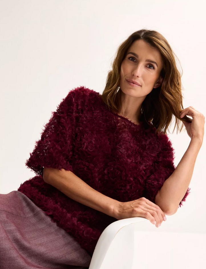 Améline Blouse Bordeaux