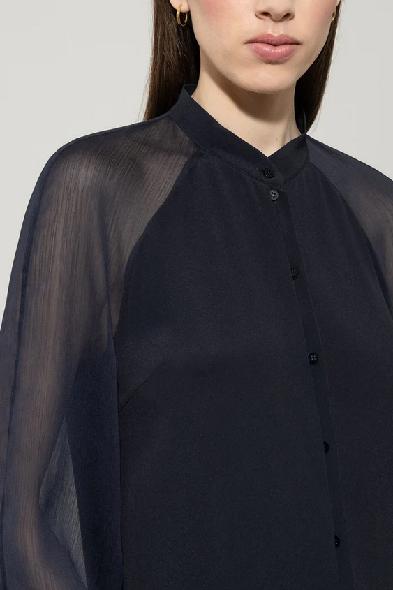 Luisa Cerano Blouse Donkerblauw