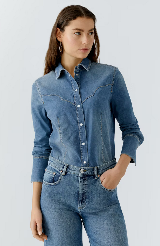 Oui Blouse Jeans