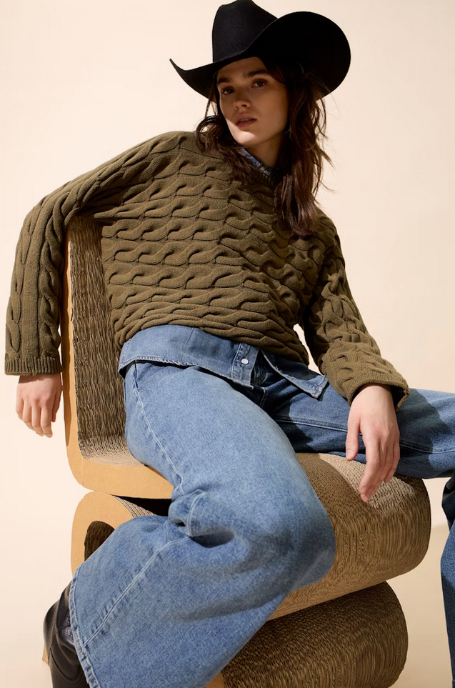 Oui Blouse Jeans