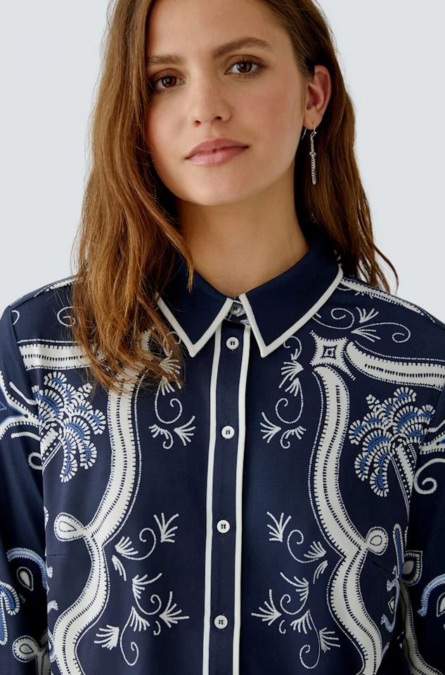 Oui Blouse Print