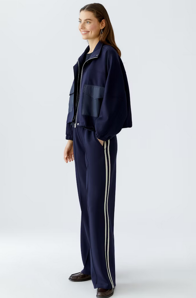 Oui Joggingbroek Donkerblauw
