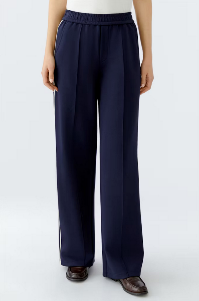 Oui Joggingbroek Donkerblauw