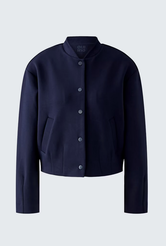 Oui Cardigan Donkerblauw