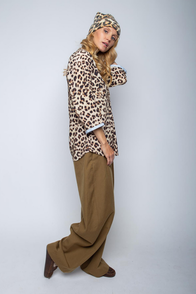 Emily Blouse Leo Print