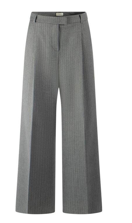 Seductive Pantalon Donkergrijs/Bordeaux