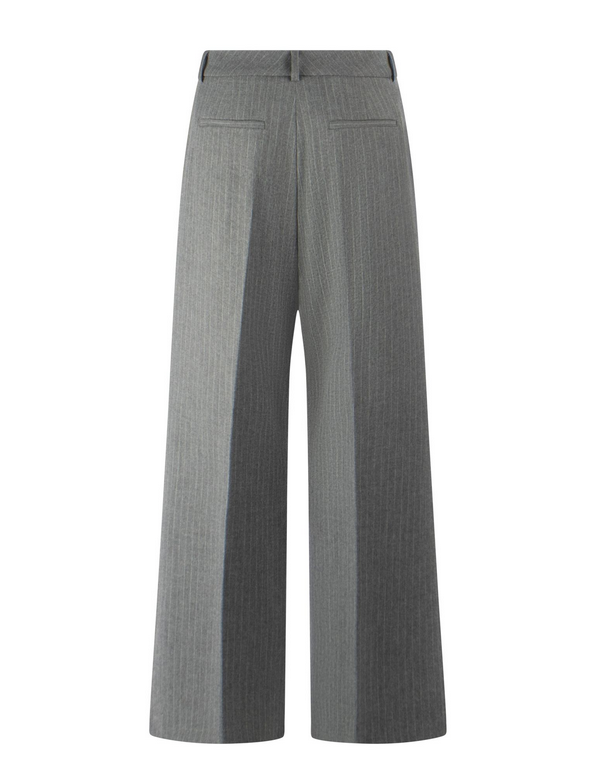 Seductive Pantalon Donkergrijs/Bordeaux