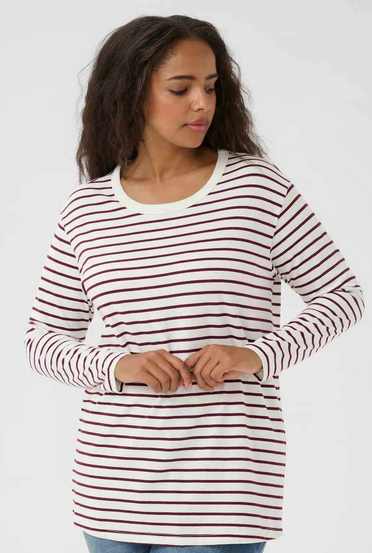 Kaffe Curve Tshirt Streep