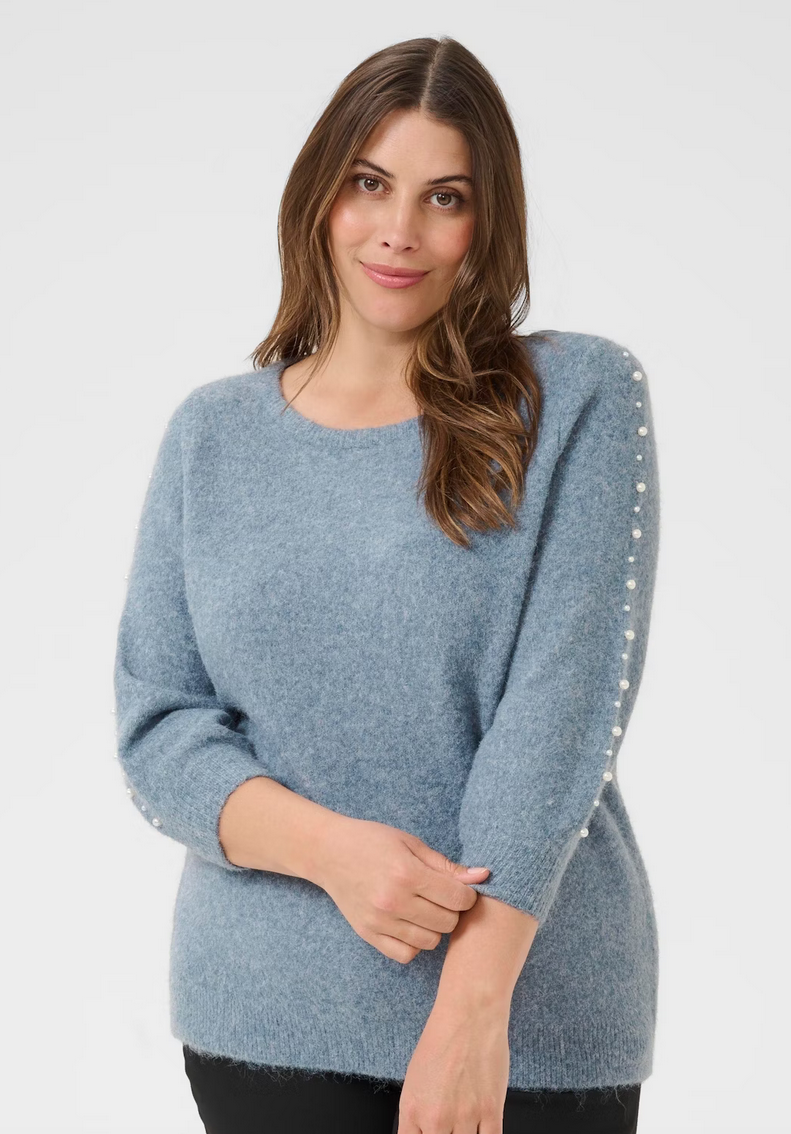 Kaffe Curve Pull Blauw