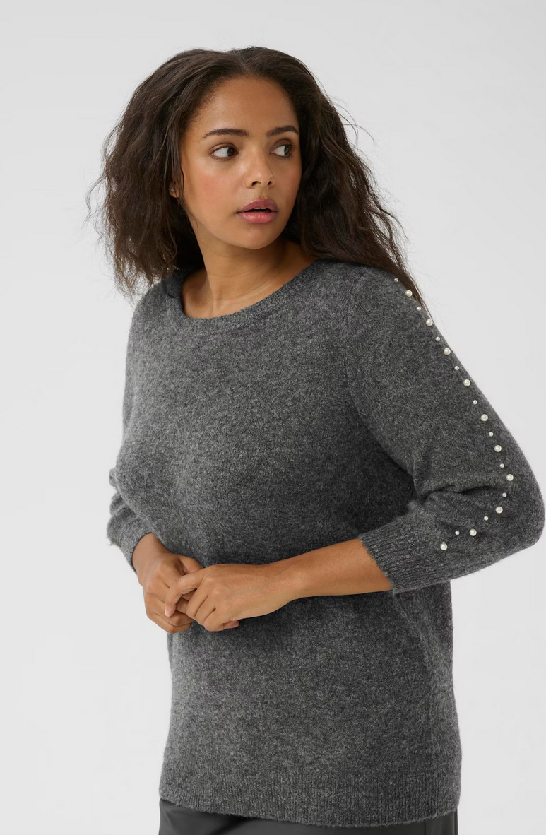 Kaffe Curve Pull Grijs