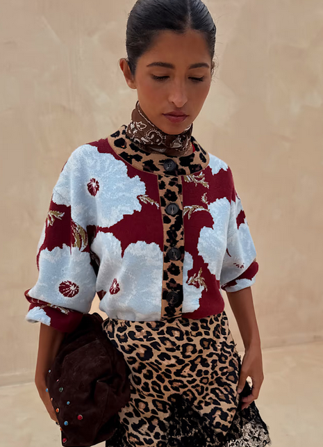NFD Cardigan Print