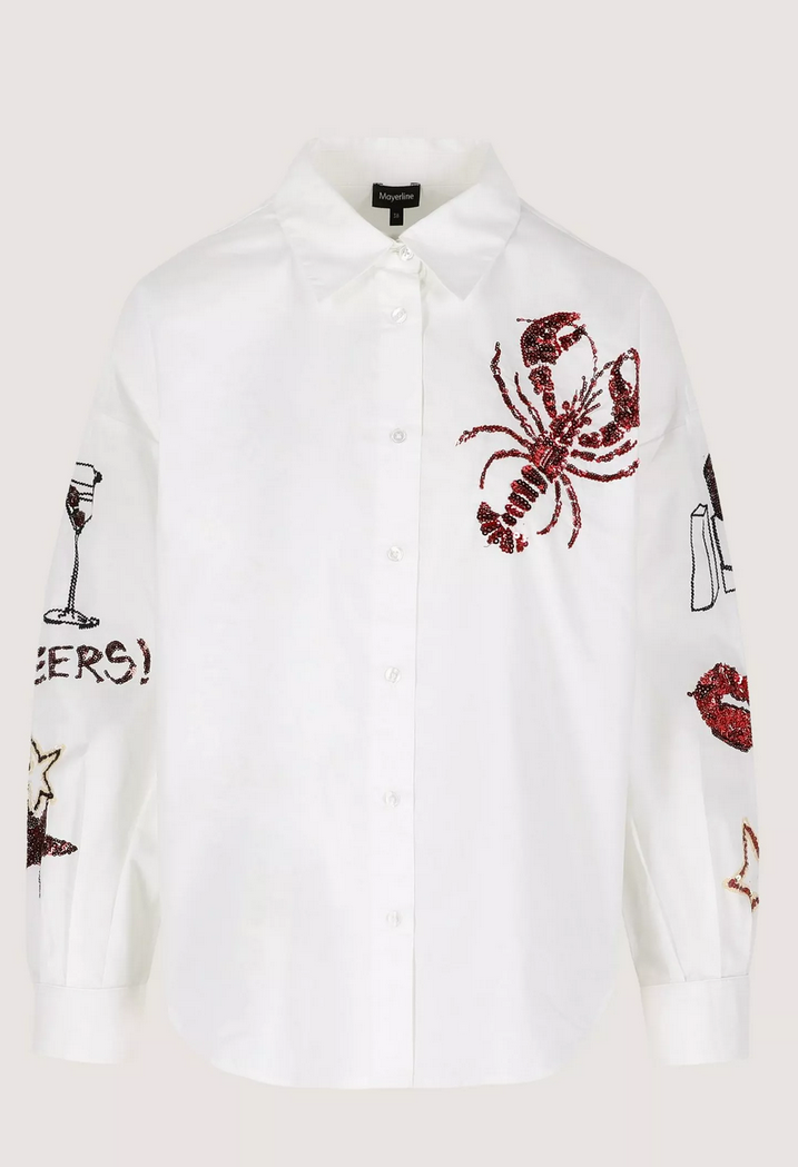 Mayerline Blouse Wit Print