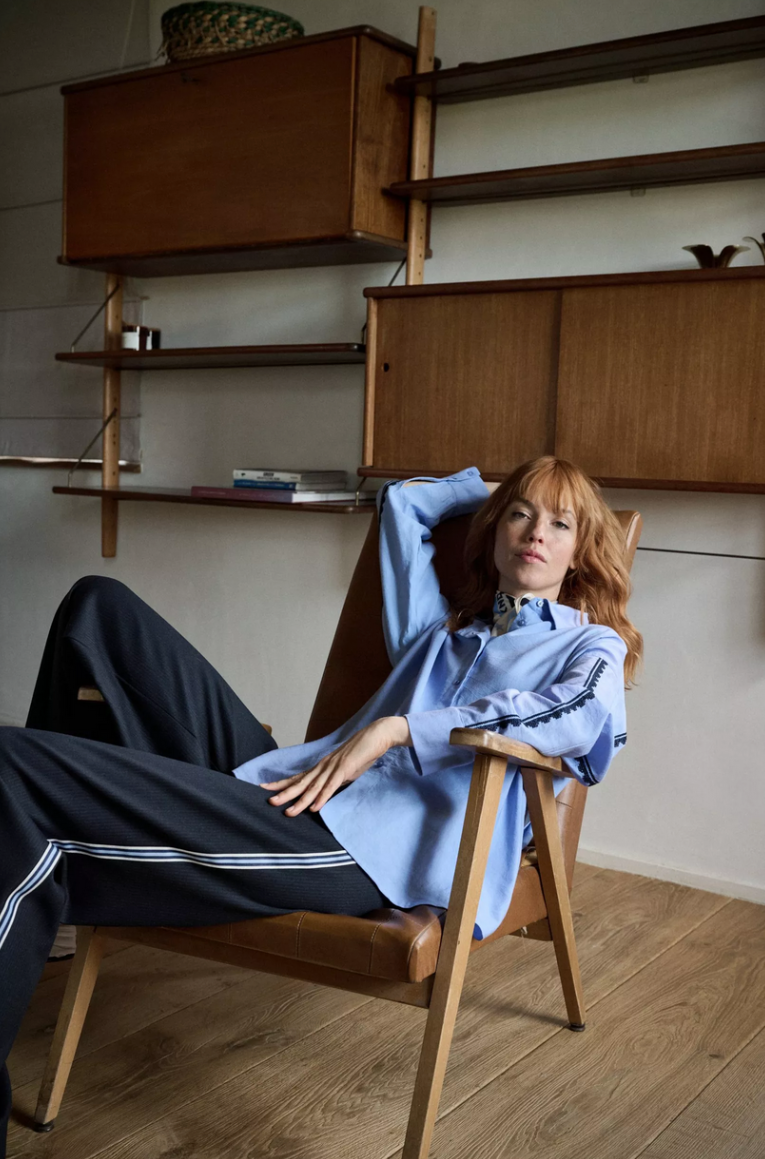 Améline Blouse Lichtblauw