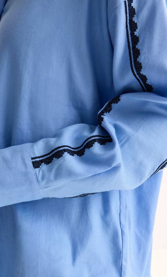 Améline Blouse Lichtblauw