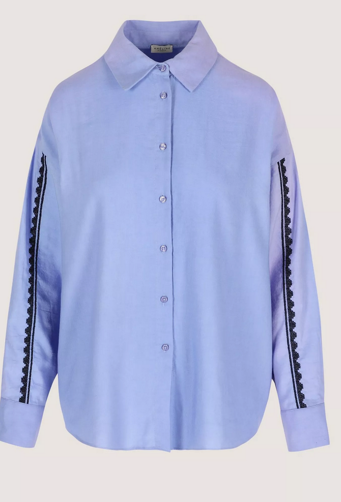 Améline Blouse Lichtblauw