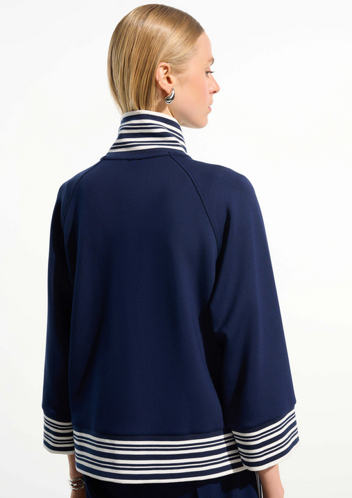 Joseph Ribkoff Cardigan Blauw/Wit