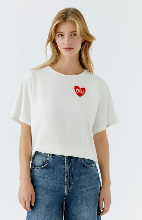 Oui Tshirt Ecru
