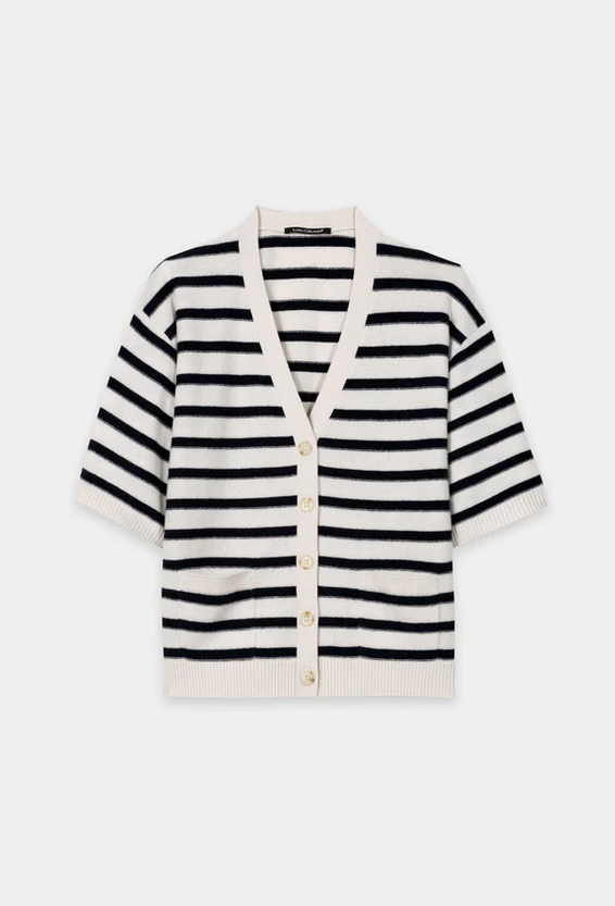 Luisa Cerano Cardigan Streep Blauw