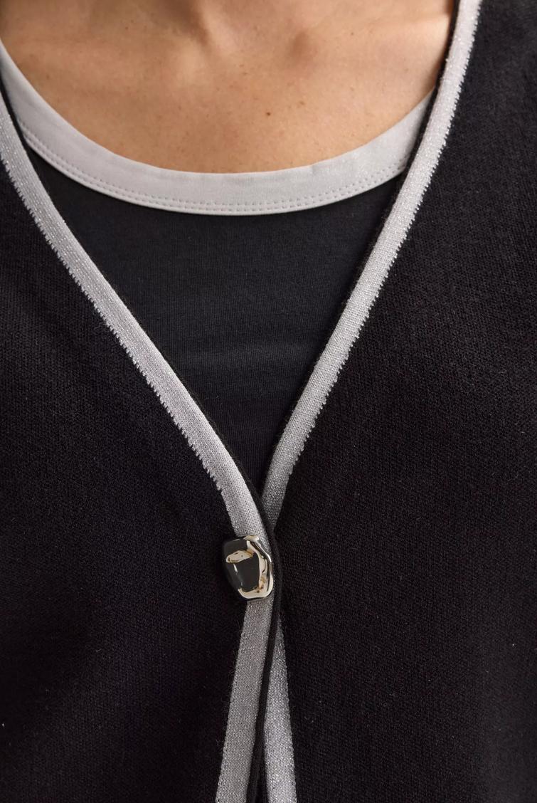 Mayerline Top Zwart/Zilver