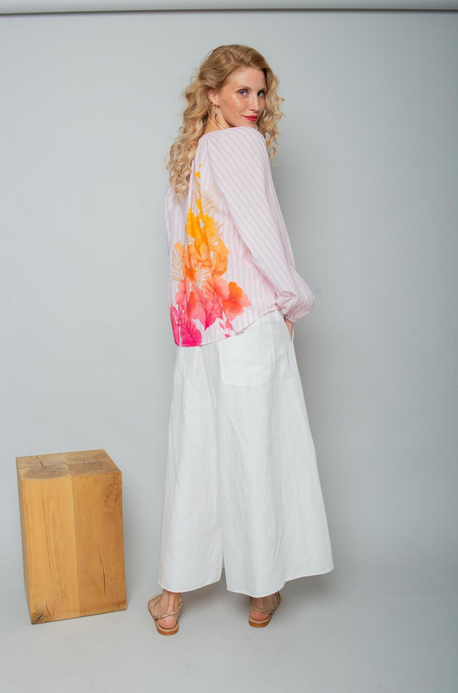 Emily Blouse Streep/Print