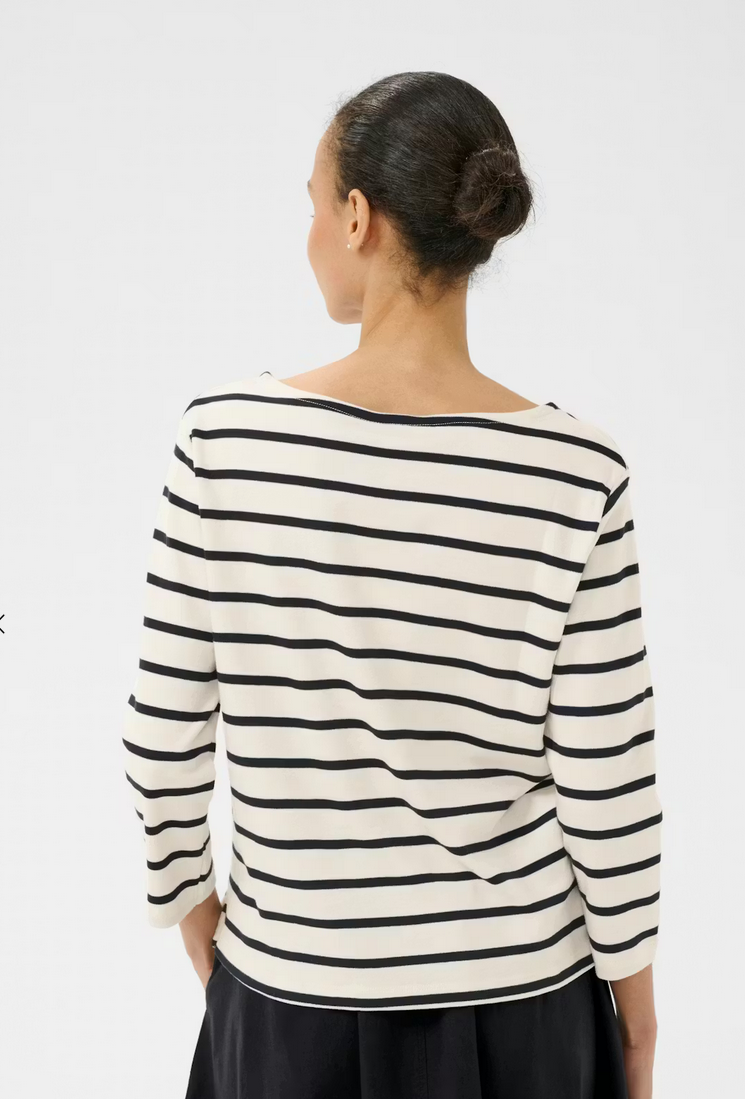 Part Two Tshirt Streep Blauw