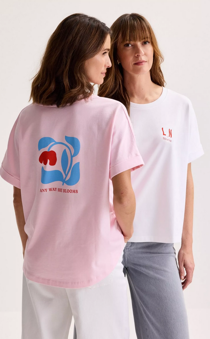 Mayerline & Ellen Kegels Tshirt Roze