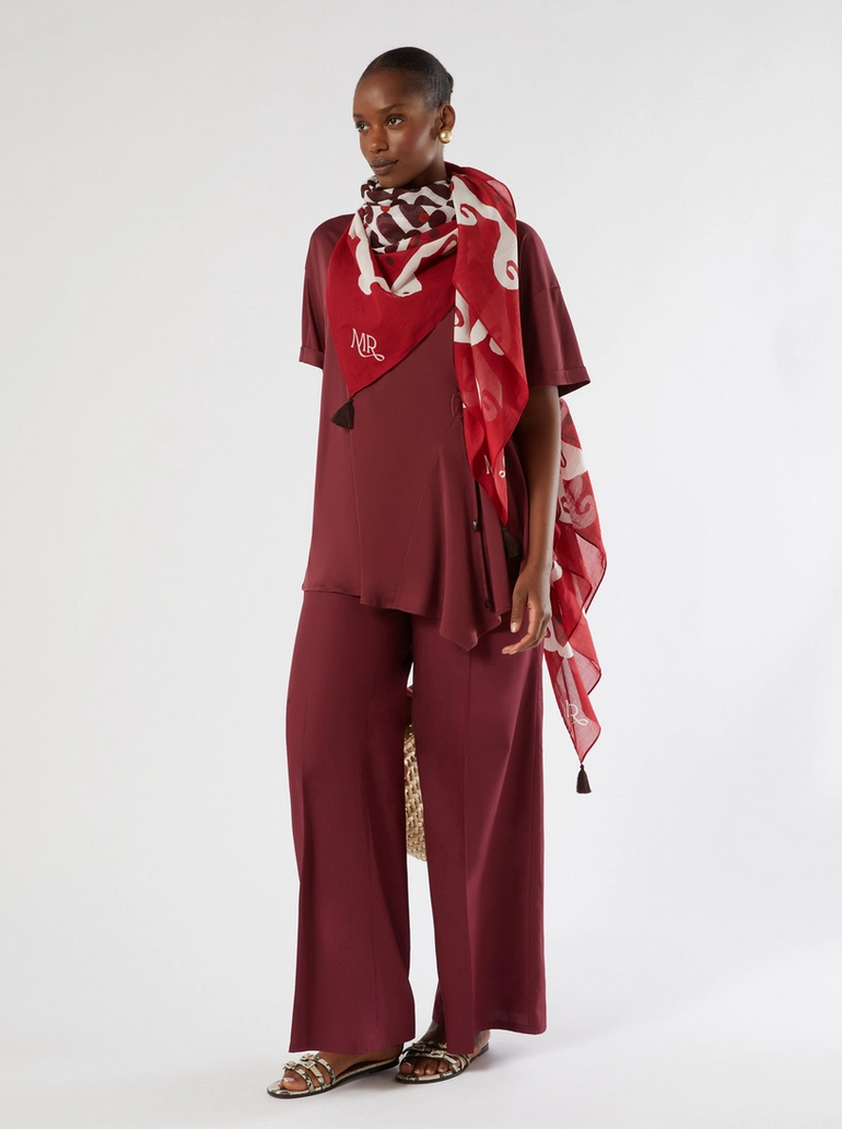 Marina Rinaldi Pantalon Bordeaux