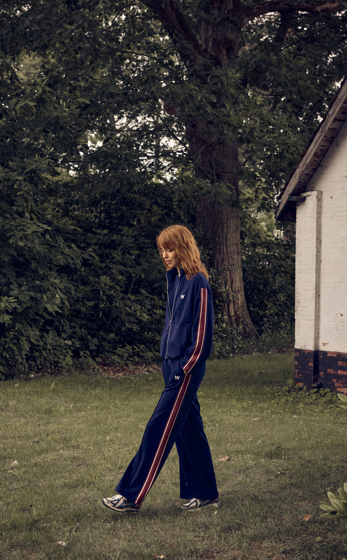 Améline Pantalon Blauw Streep