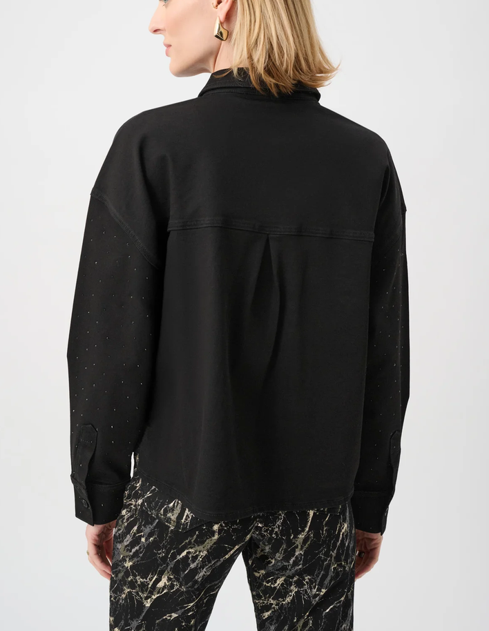 Ribkoff Jeansvest Glitter Zwart