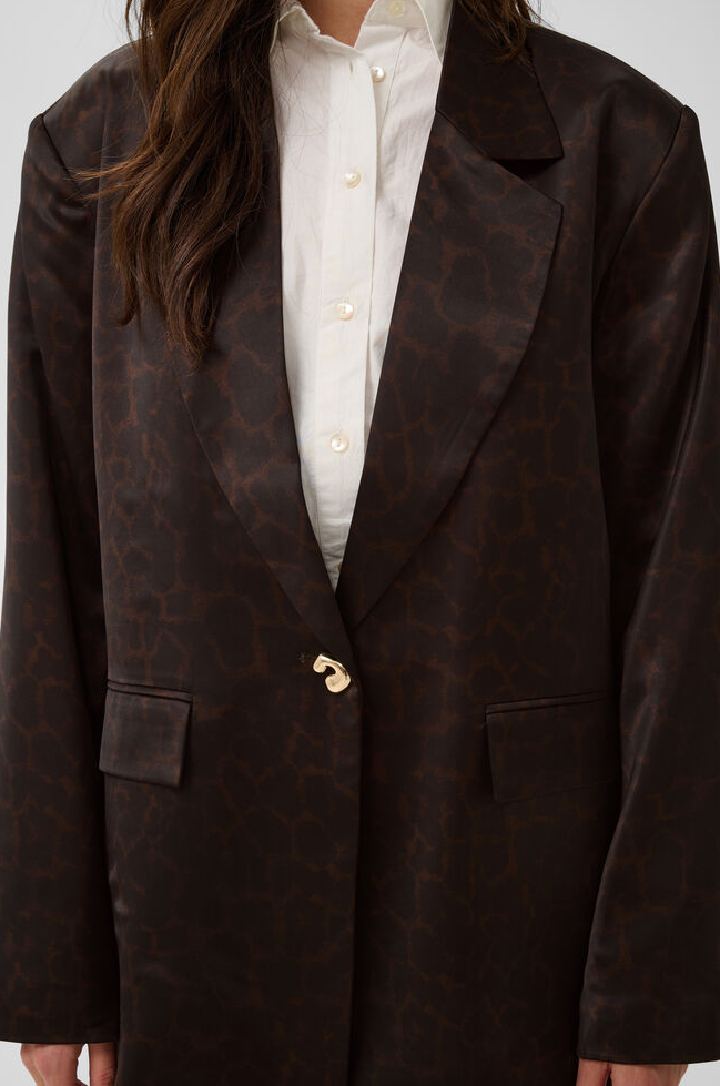 Culture Blazer Leo Print