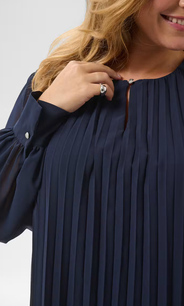 Kaffe Curve Kleed Blauw