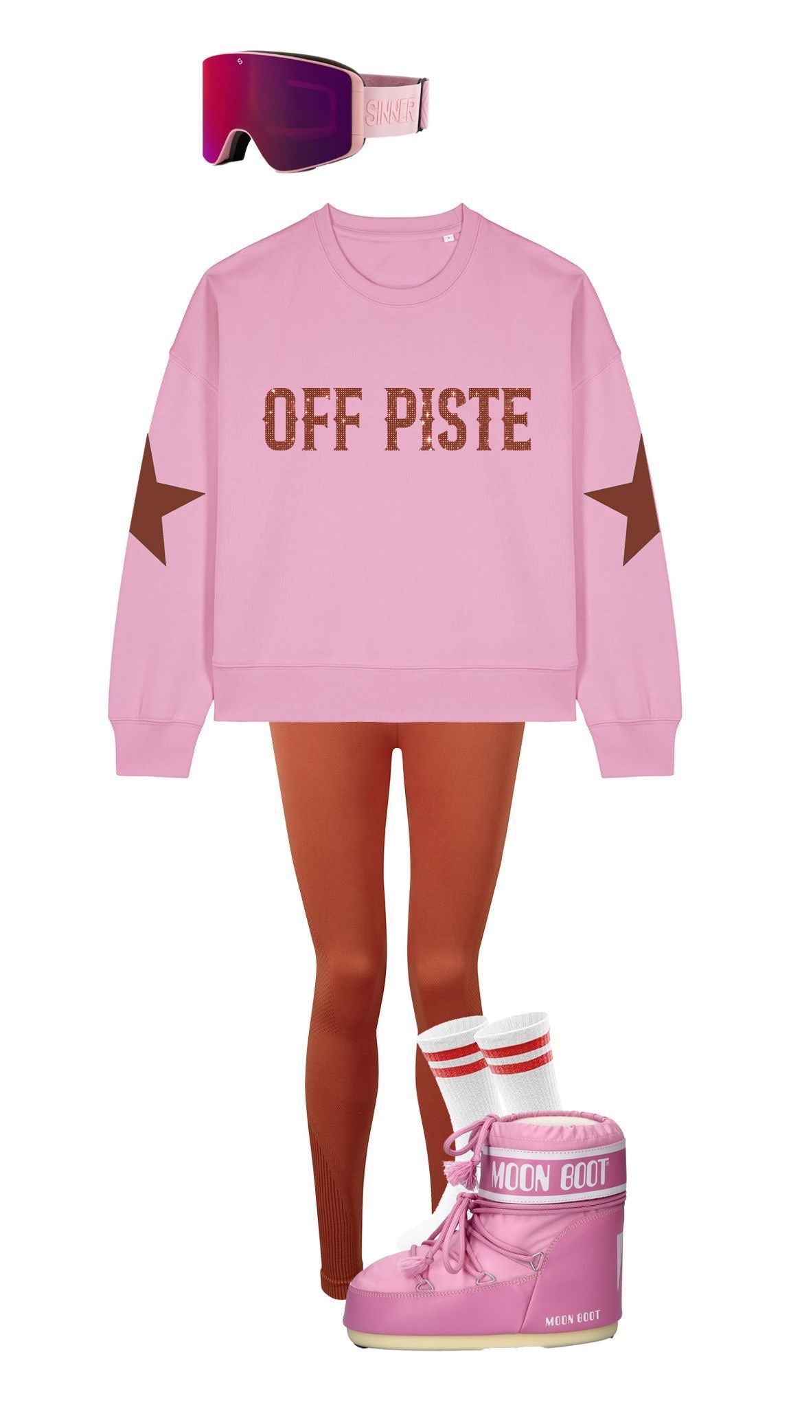 Pinned Sweater Off Piste Roze