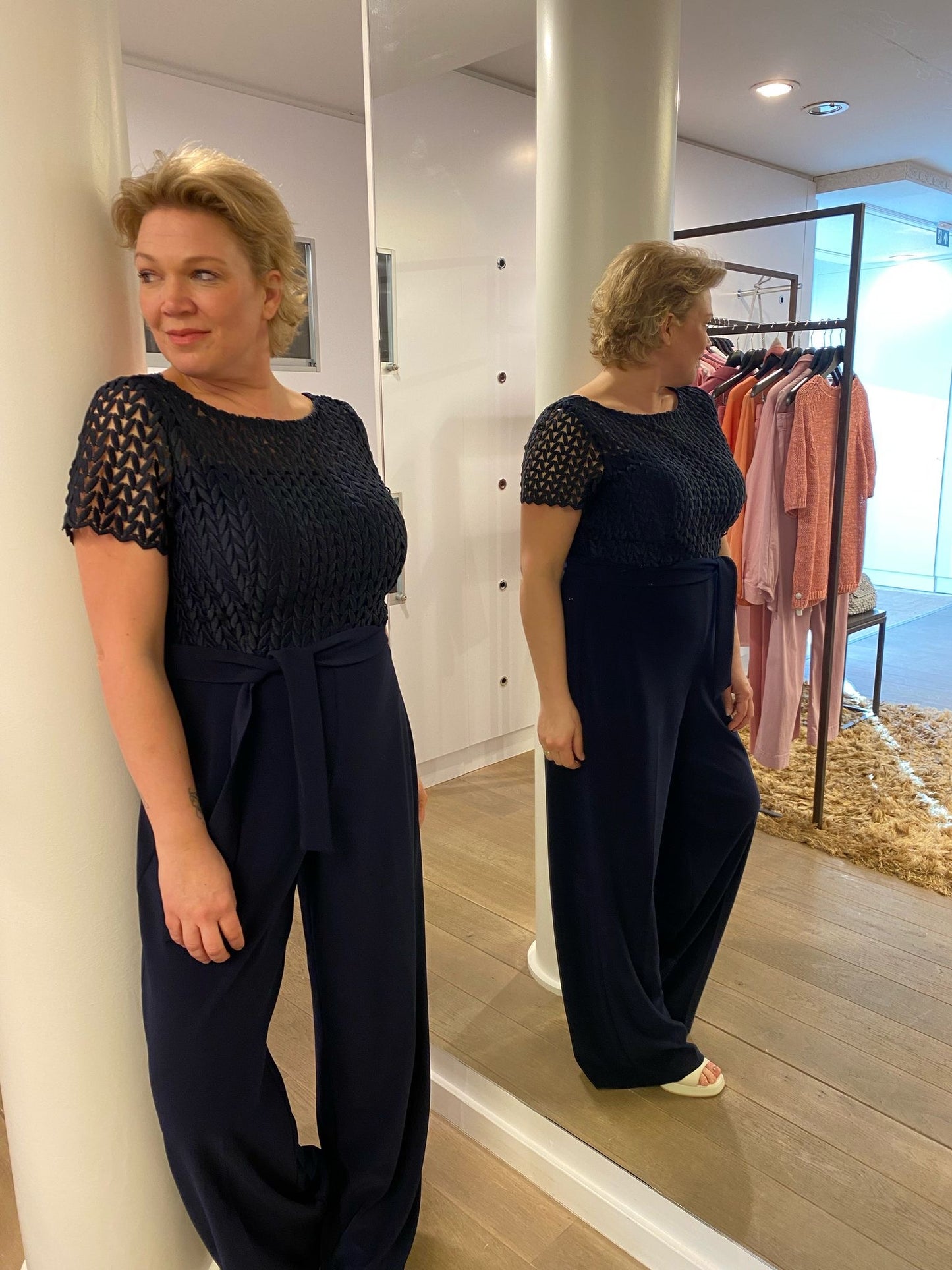 Ribkoff Jumpsuit Donkerblauw