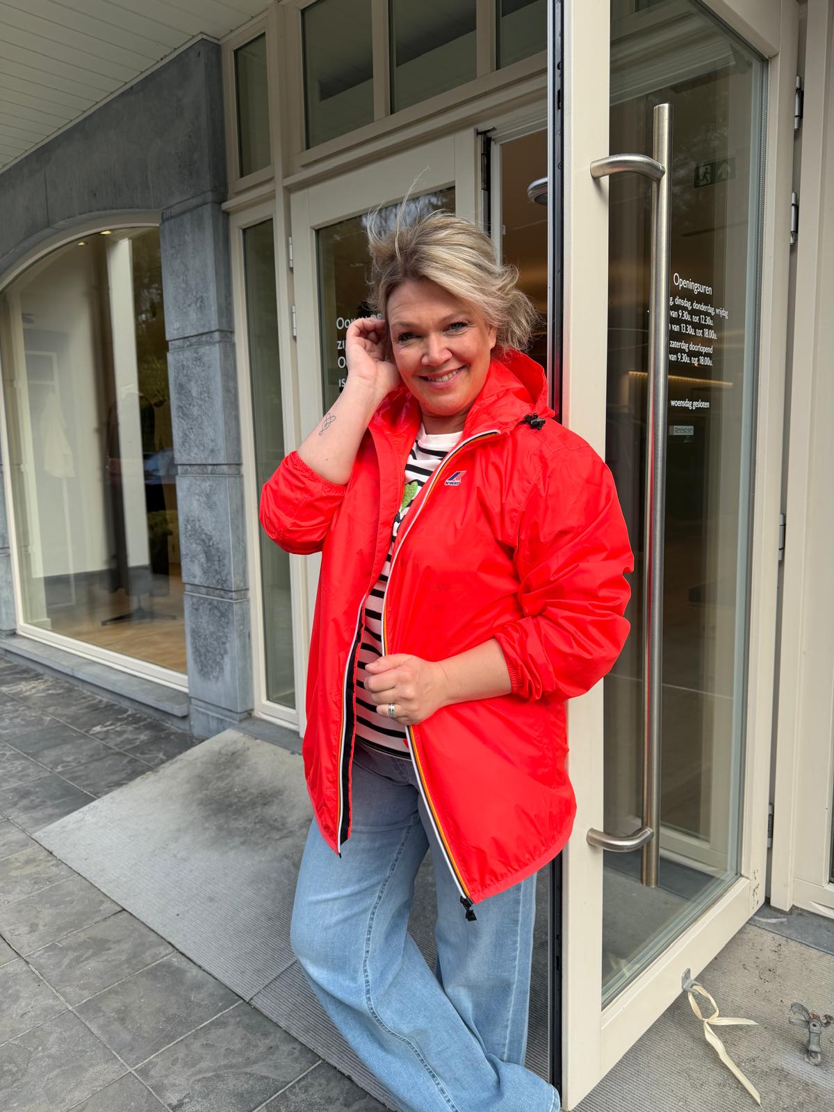 K-WAY Mantel Claude Fluorood