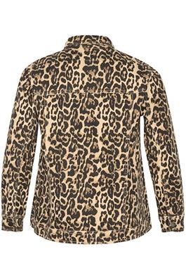 Kaffe Curve Jeansvest Leo Print