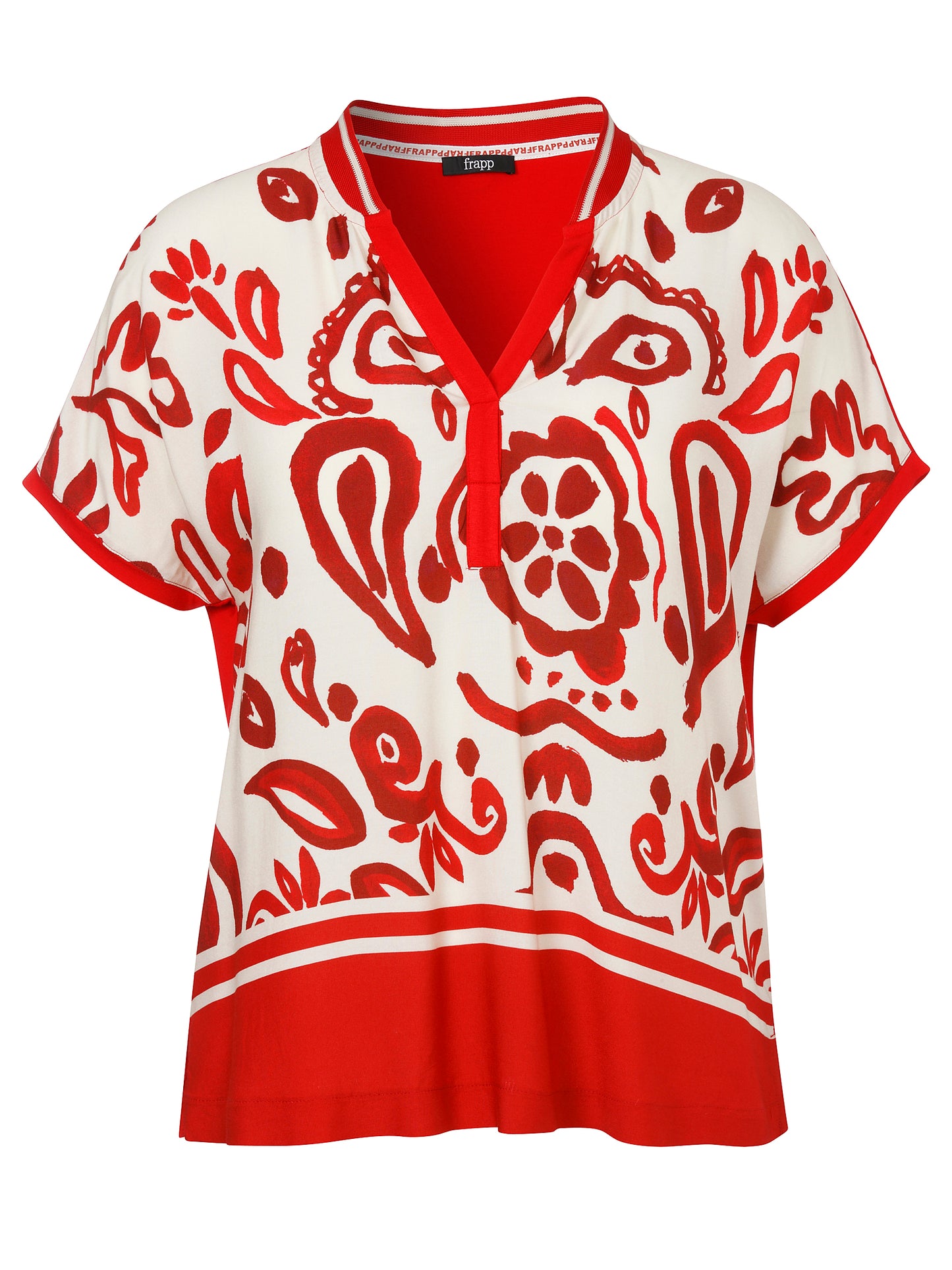 Frapp Blouse Print Rood