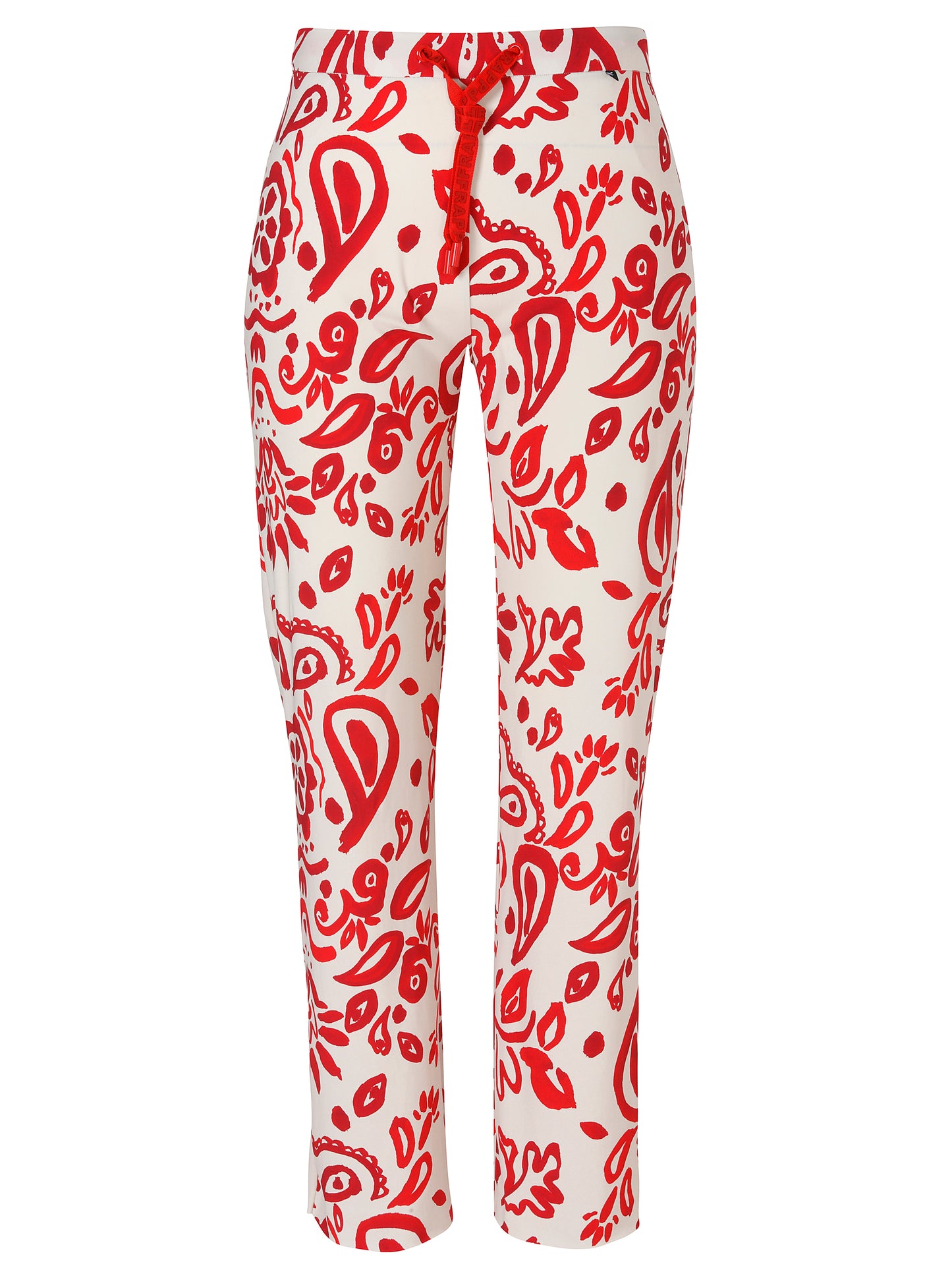 Frapp Pantalon Print Rood/Beige